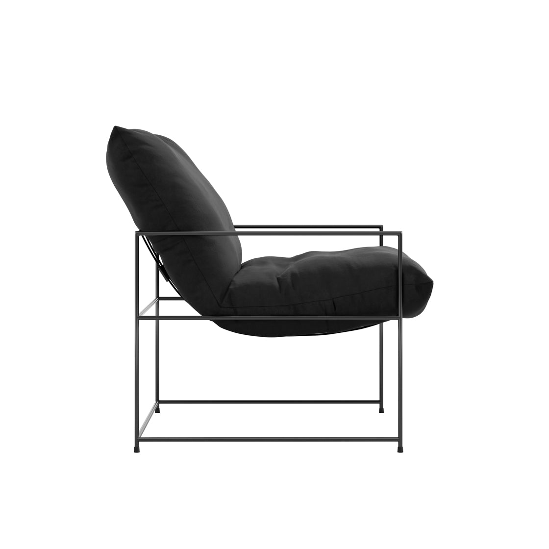 Brook Black Accent Armchair